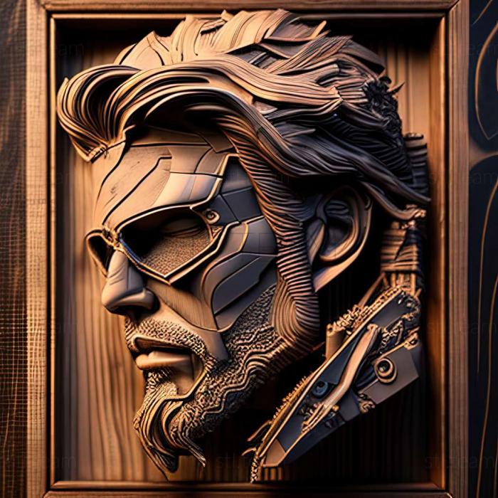 3D model Metal Gear Solid 5 The Phantom Pain game (STL)